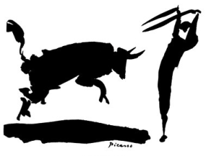 Picasso's sketch of bullfighting